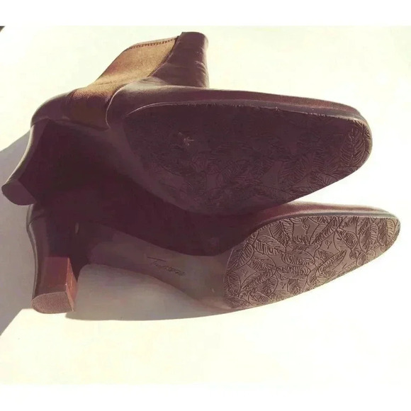 Trotter Brown Upper Leather Boots Sz7.5 SS - Picture 8 of 8